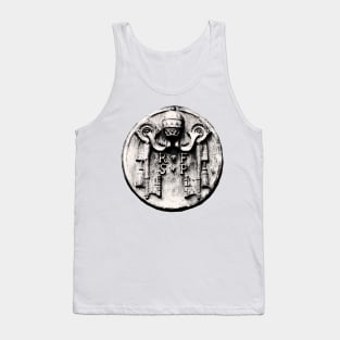 Vatican of faith in secular metal relic Tank Top